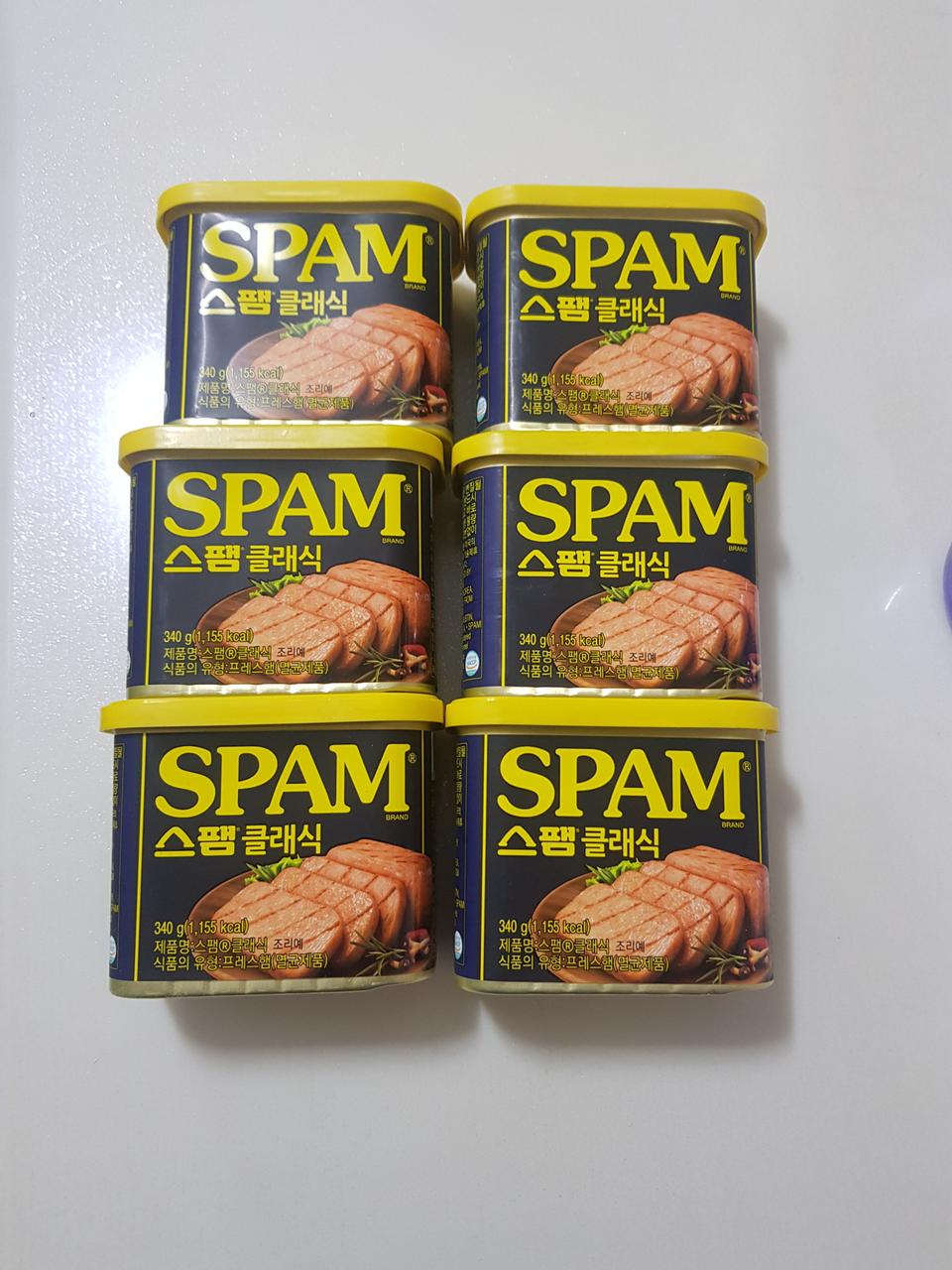 스팸 340g 6개