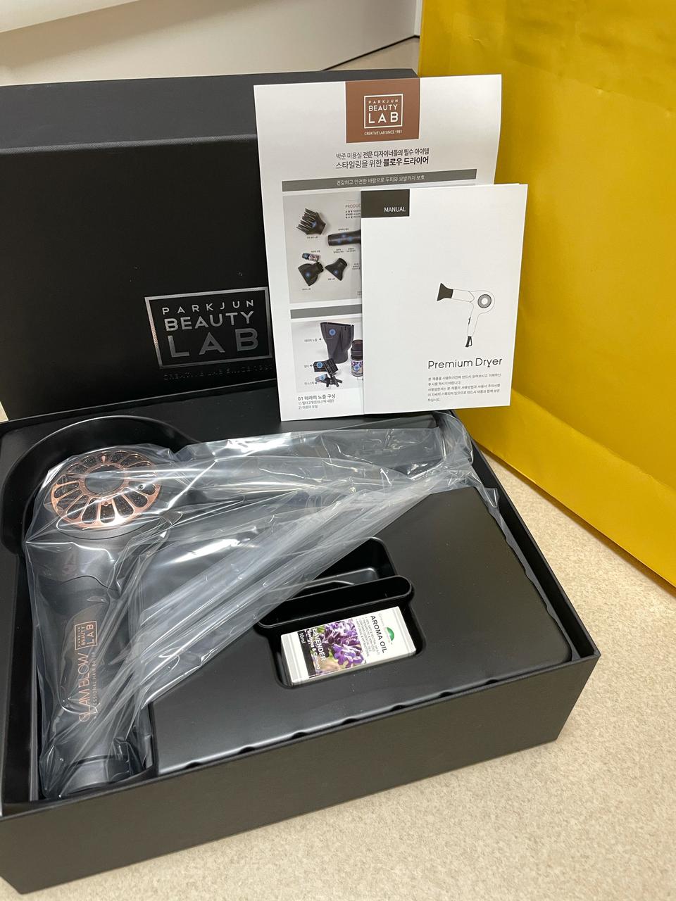 (새상품) 박준뷰티랩 글램블로우 원적외성 드라이기 헤어드라이기