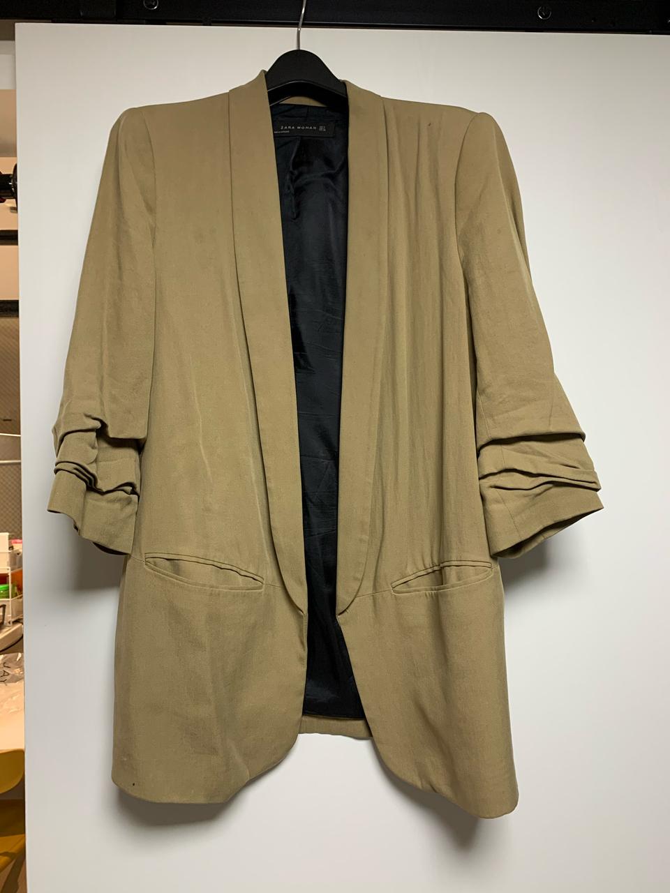 자라 연카키 7부 자켓 M 66-66반