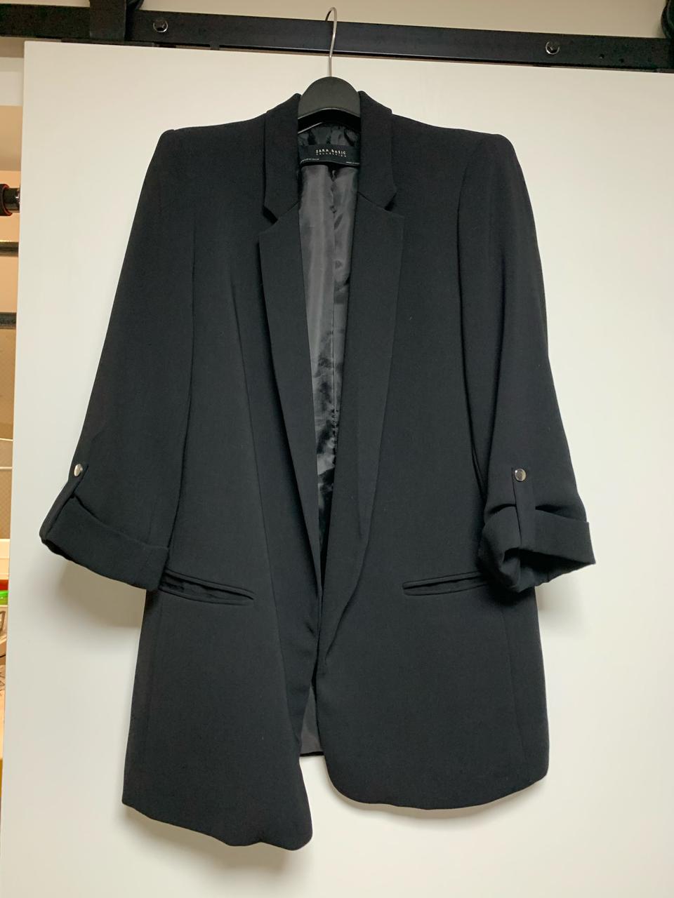 자라 7부소매 롱자켓 M 새상품