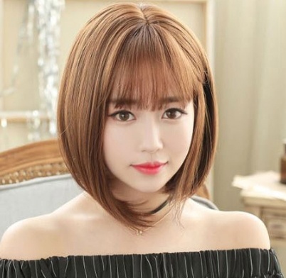 (당일배송)단발 중단발가발 통 패션가발