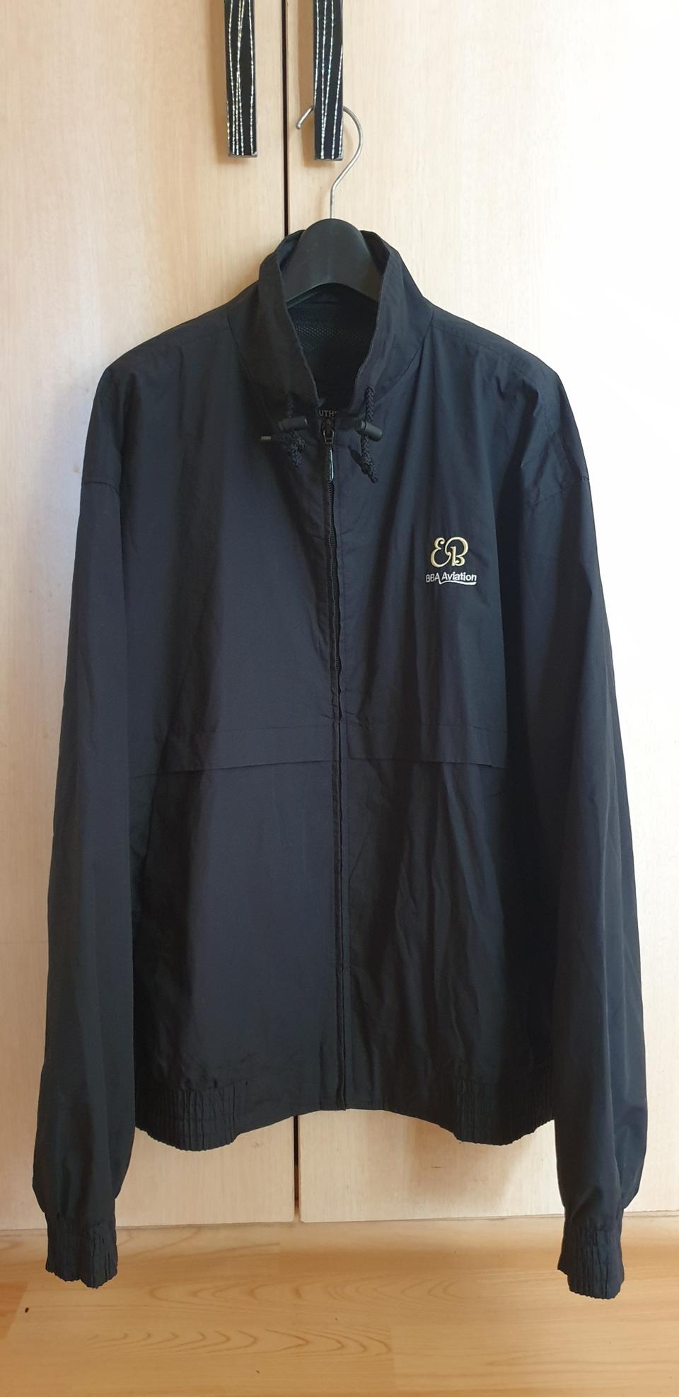 남성 바람막이 검정100,L.