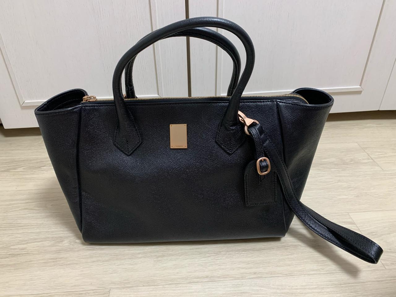 (정품) 쿠론 블랙 스테파니 가방 M사이즈