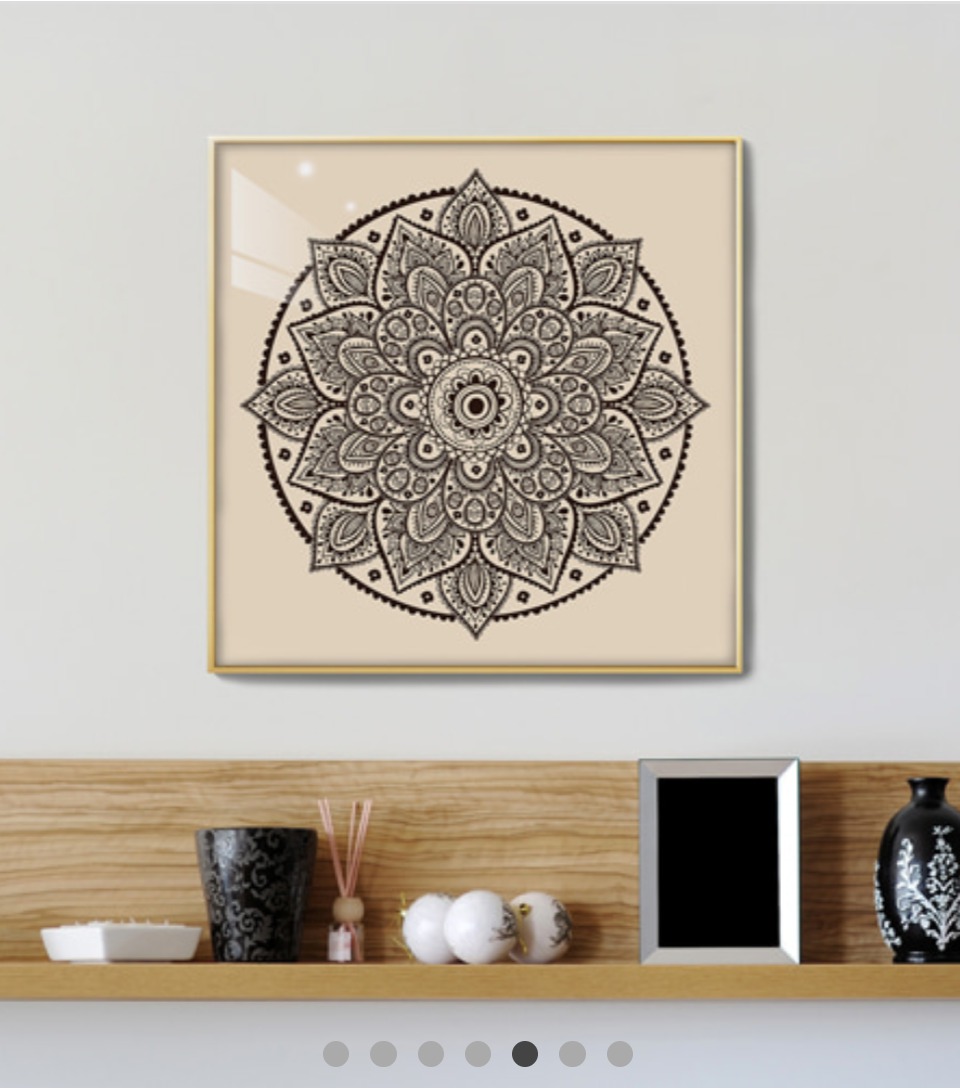 풍수인테리어 만다라 명상 액자 2종