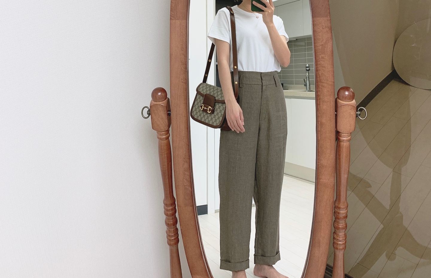 정품 소니아리키엘 린넨 팬츠 