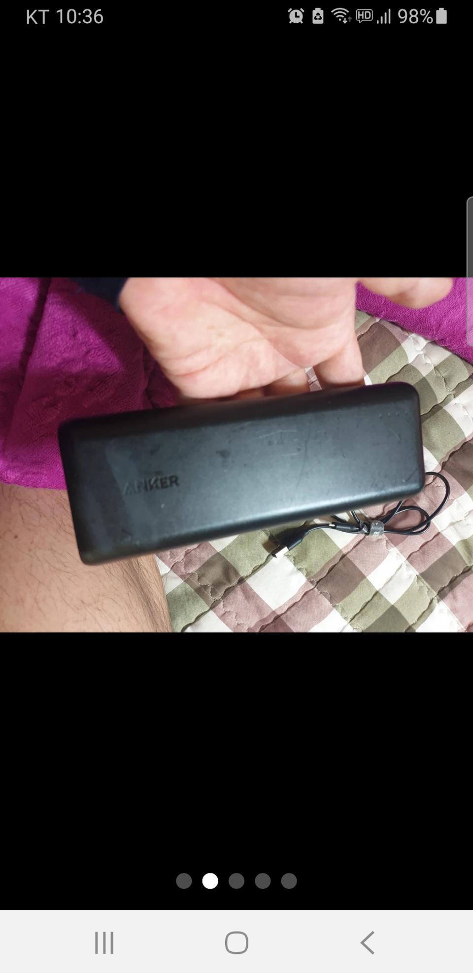 대용량 보조 배터리 팜(충전케이블 8핀 C핀 5핀 케이블  드림)