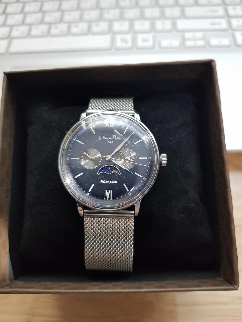 블루 메쉬밴드시계