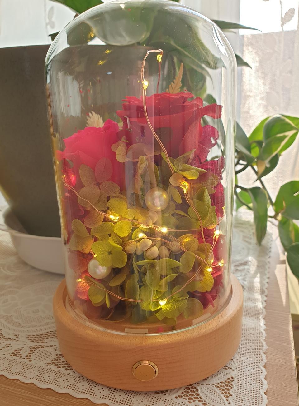 생화 로즈무드등 16cm