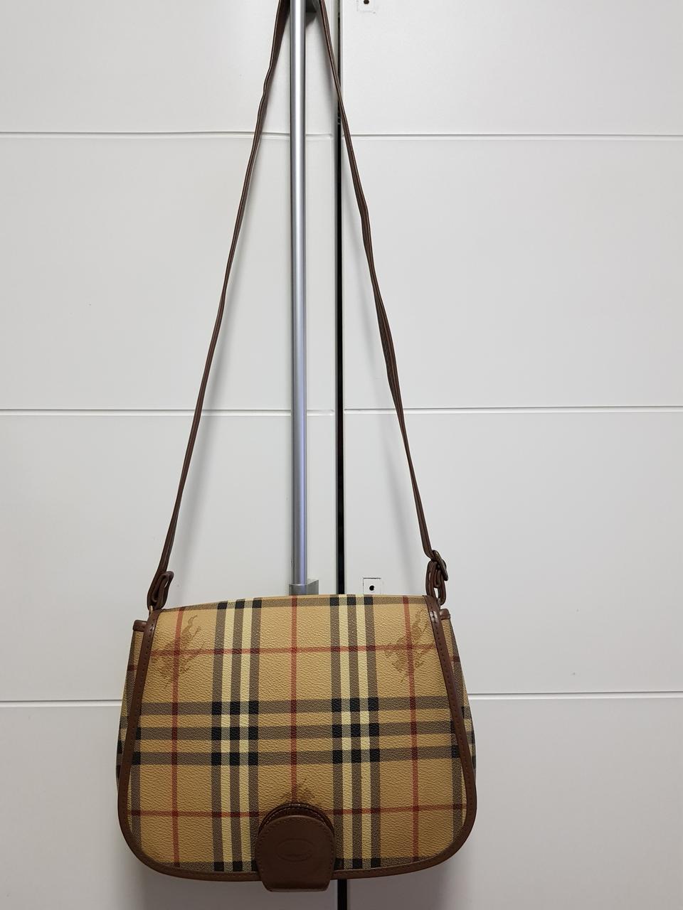 버버리 정품 체크 크로스백