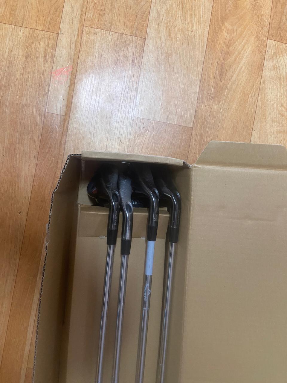 캘러웨이 X24 4,5,6,7,8,9,p,s 8개아이언 섭스윌슨 49.5