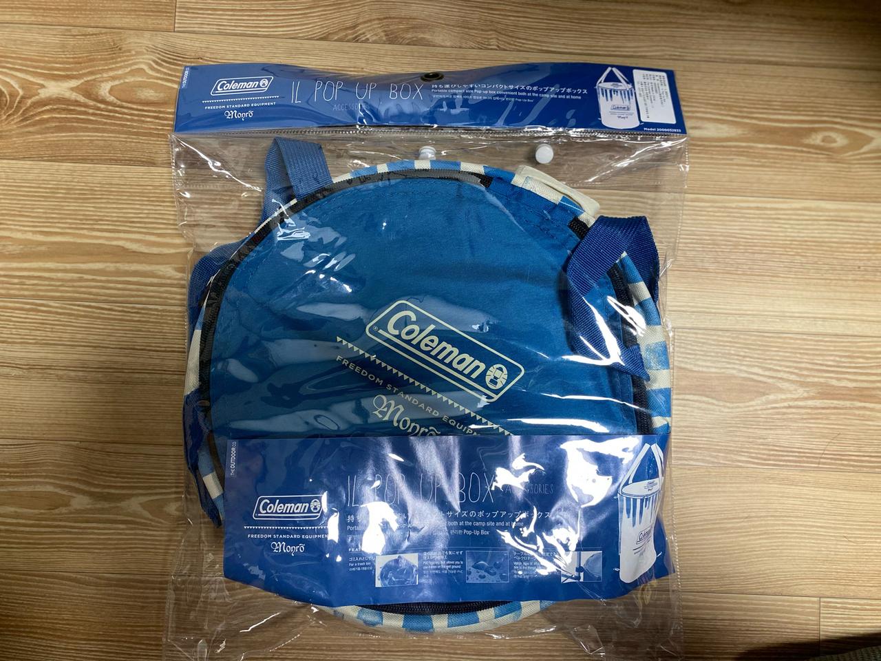 [캠핑] 콜맨 X 인디고라벨 접이식 간편 팝업 박스