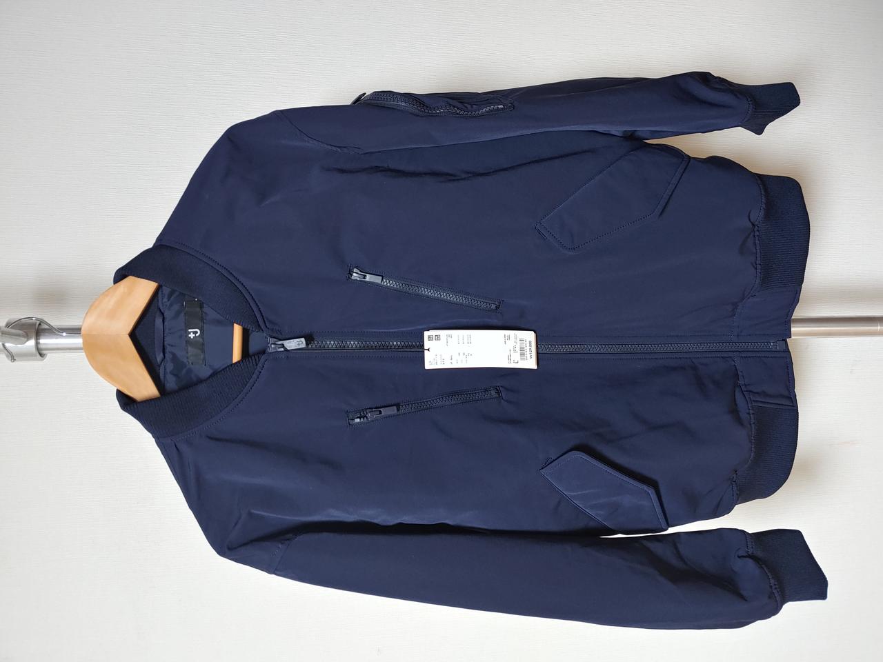 [새제품] 유니클로 질샌더 +J 오버사이즈 블루종 네이비 L