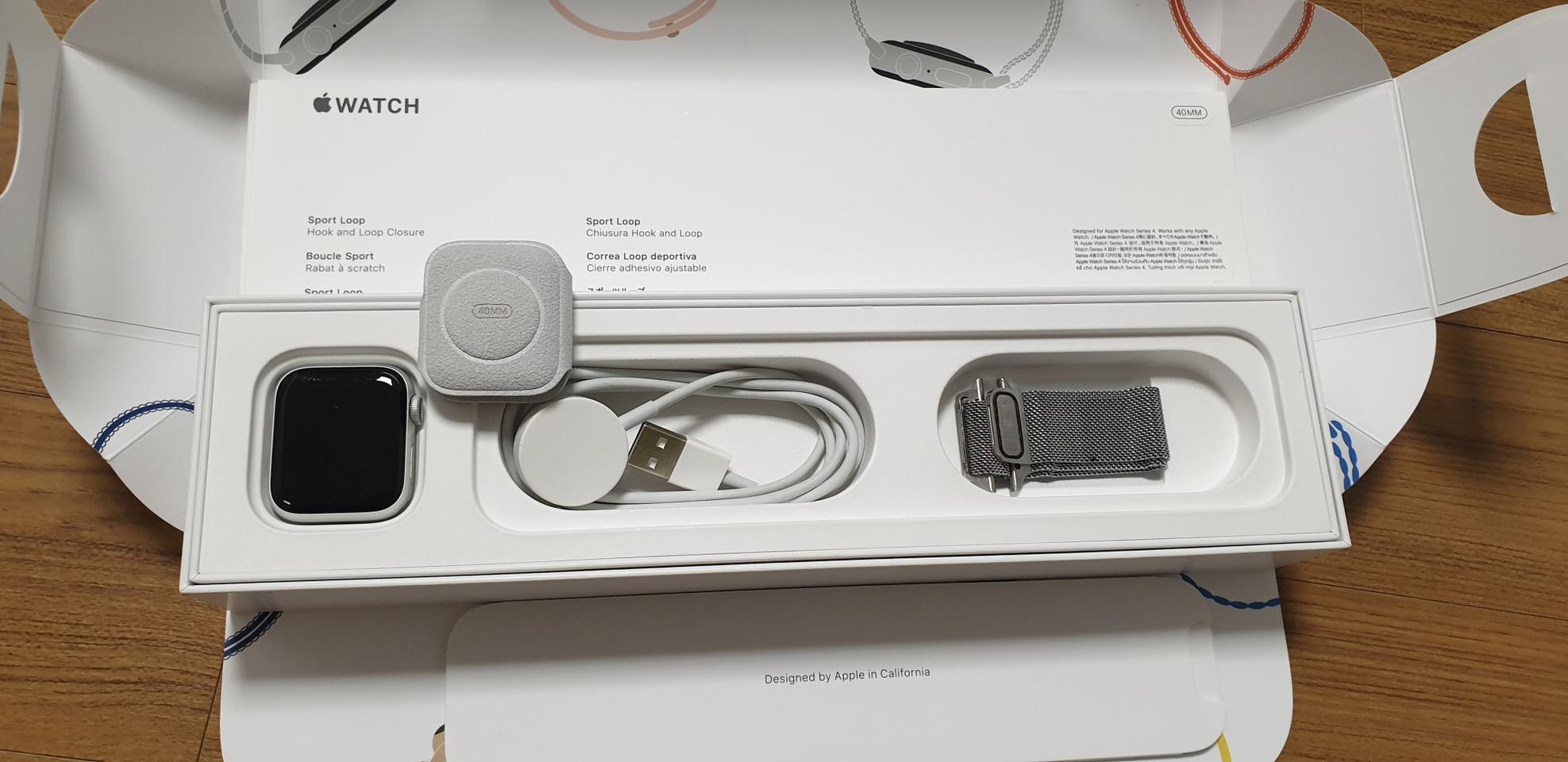 애플워치 4세대 40mm gps 버전 팔아요