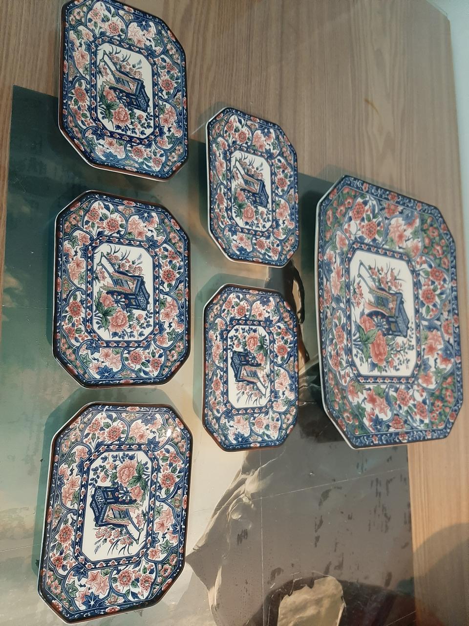 일본 사각접시 세트 <새상품>