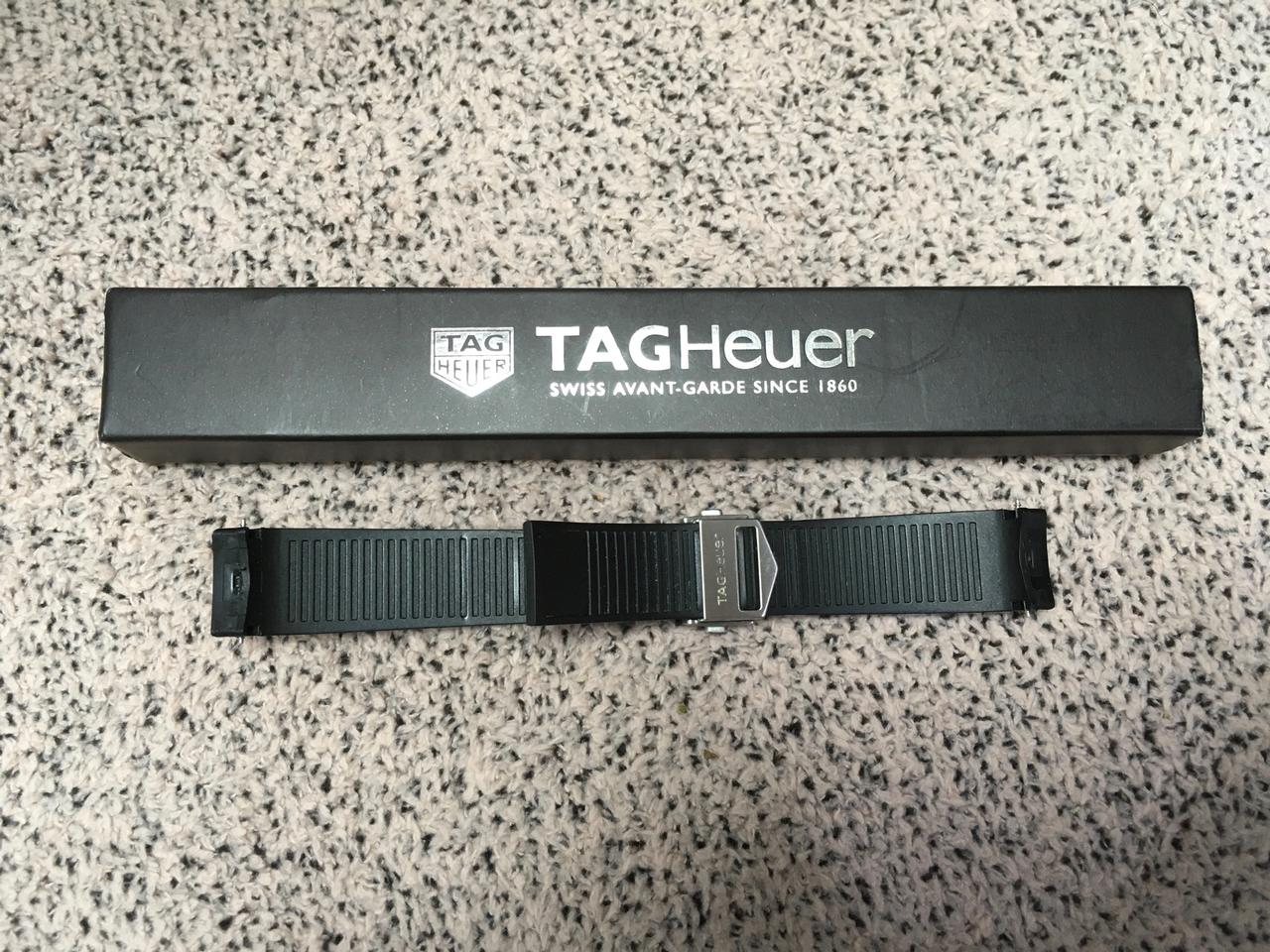 태그호이어 정품 러버 밴드 20mm 판매 합니다