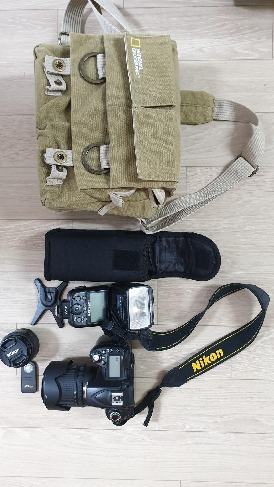 니콘 d90과 렌즈2+스피드라이트 등