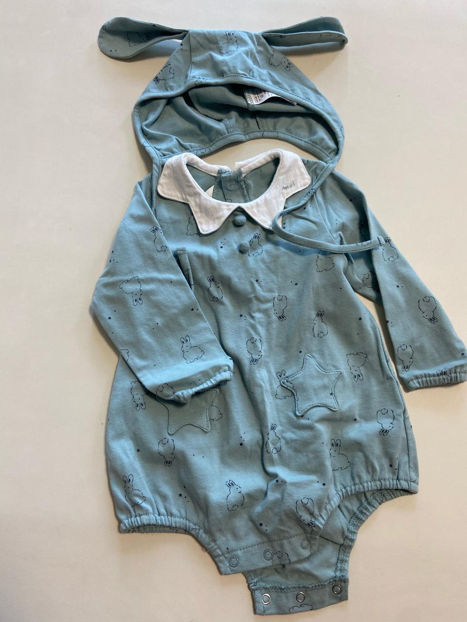 모이몰른 외출용 바디슈트(모자 포함)