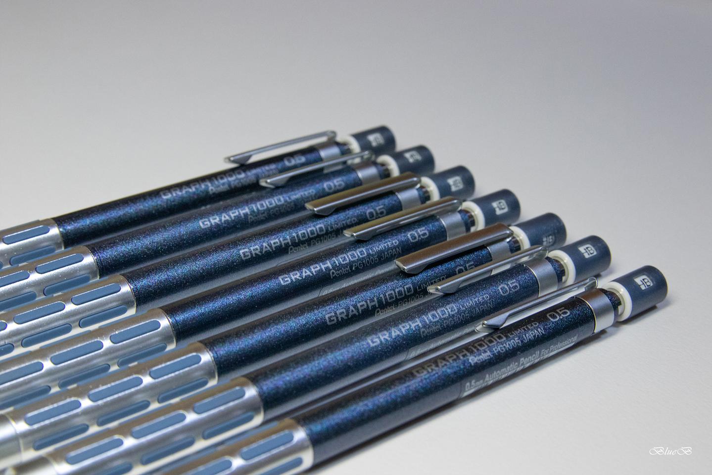 펜텔 그래프1000 리미티드8 펄블루 한정판 샤프 판매
