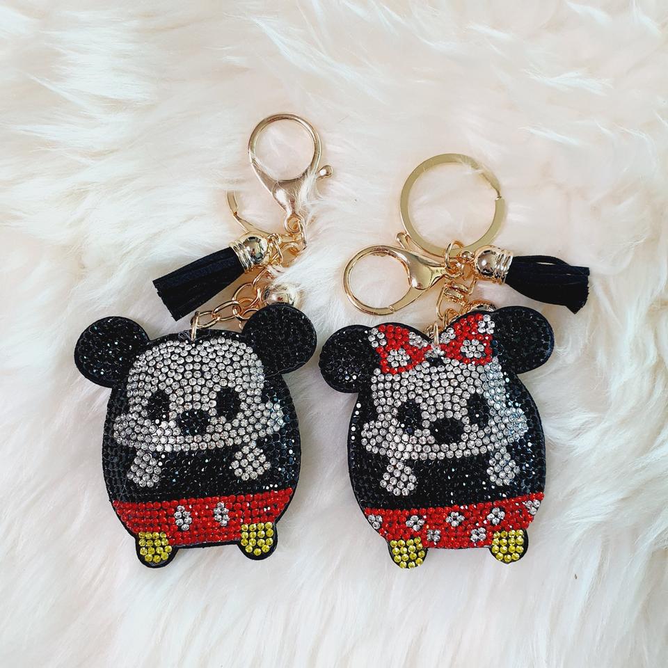 큐빅 미키,미니 키링 열쇠고리