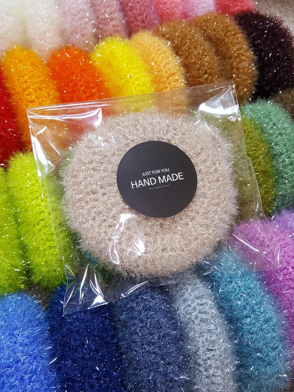 도톰한 핸드메이드 호빵수세미 10p