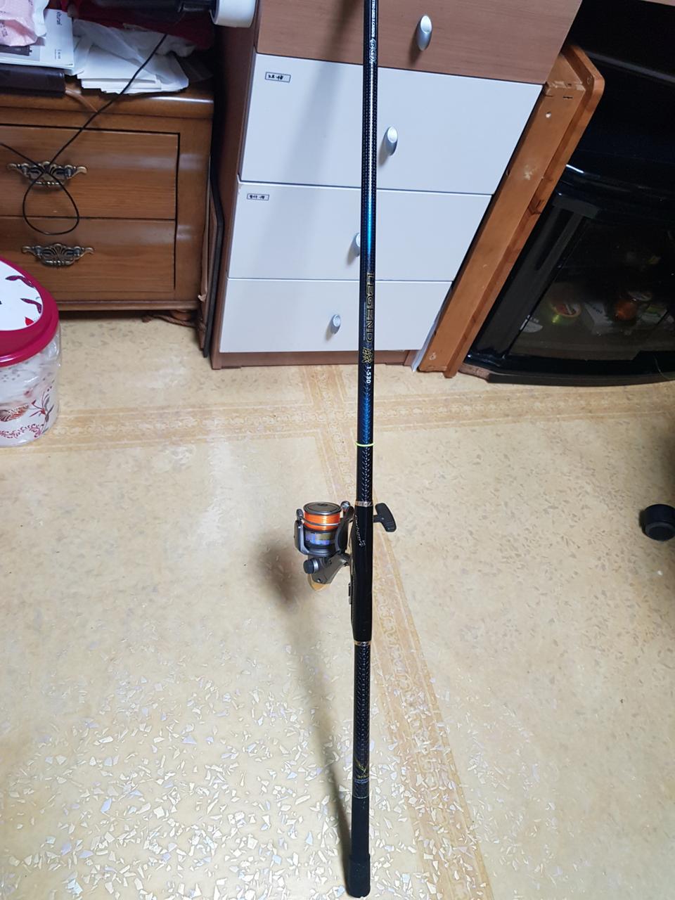 바낙스레전드1-530낚시대와다이와릴