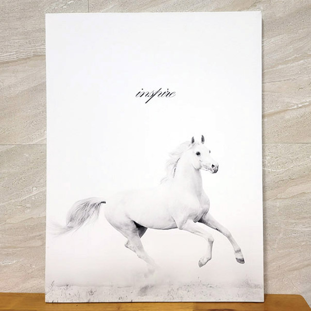 승진운 출세운 합격기원 야생마 말그림 동물그림거실 현관 캔버스액자 풍수
