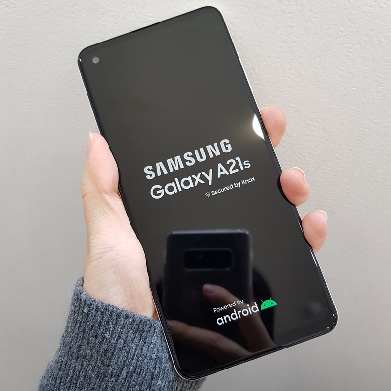 A217 갤럭시 A21S 화이트 32GB S급 깨끗한 기기 AS 가능