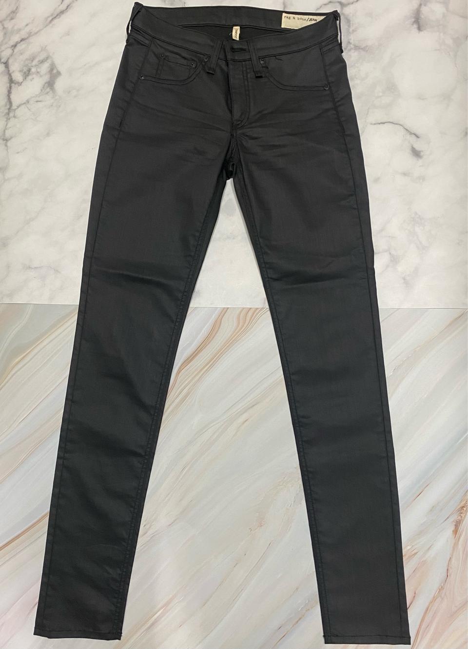 27 / 정품 랙앤본 스판 스키니 블랙 청바지