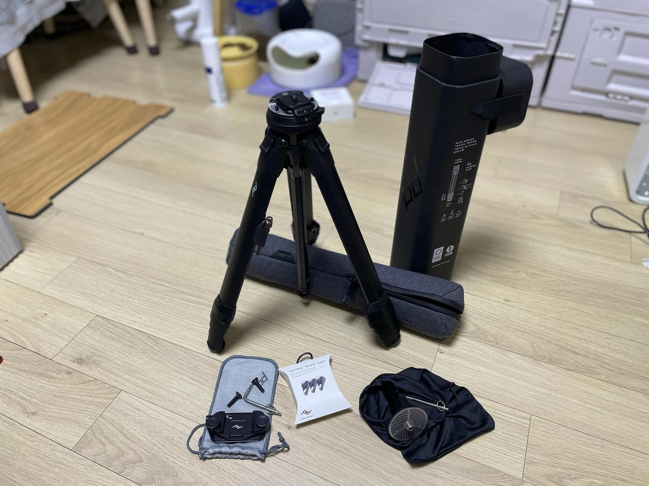 픽디자인 알루미늄 삼각대 및 관련 액세서리 일괄판매