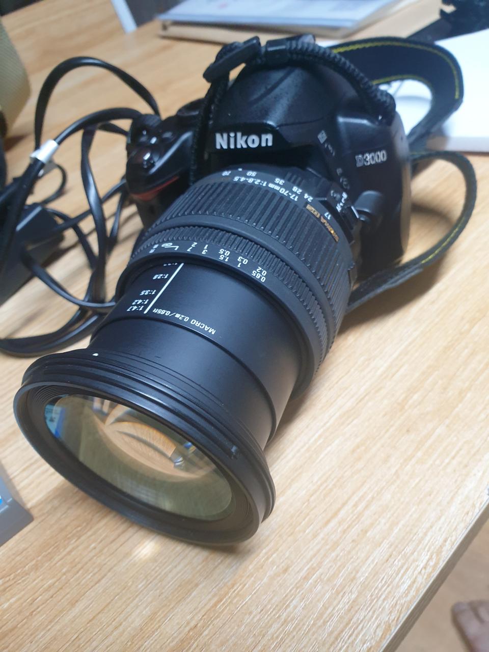 니콘D3000 +시그마17-70 추가베터리 풀구성