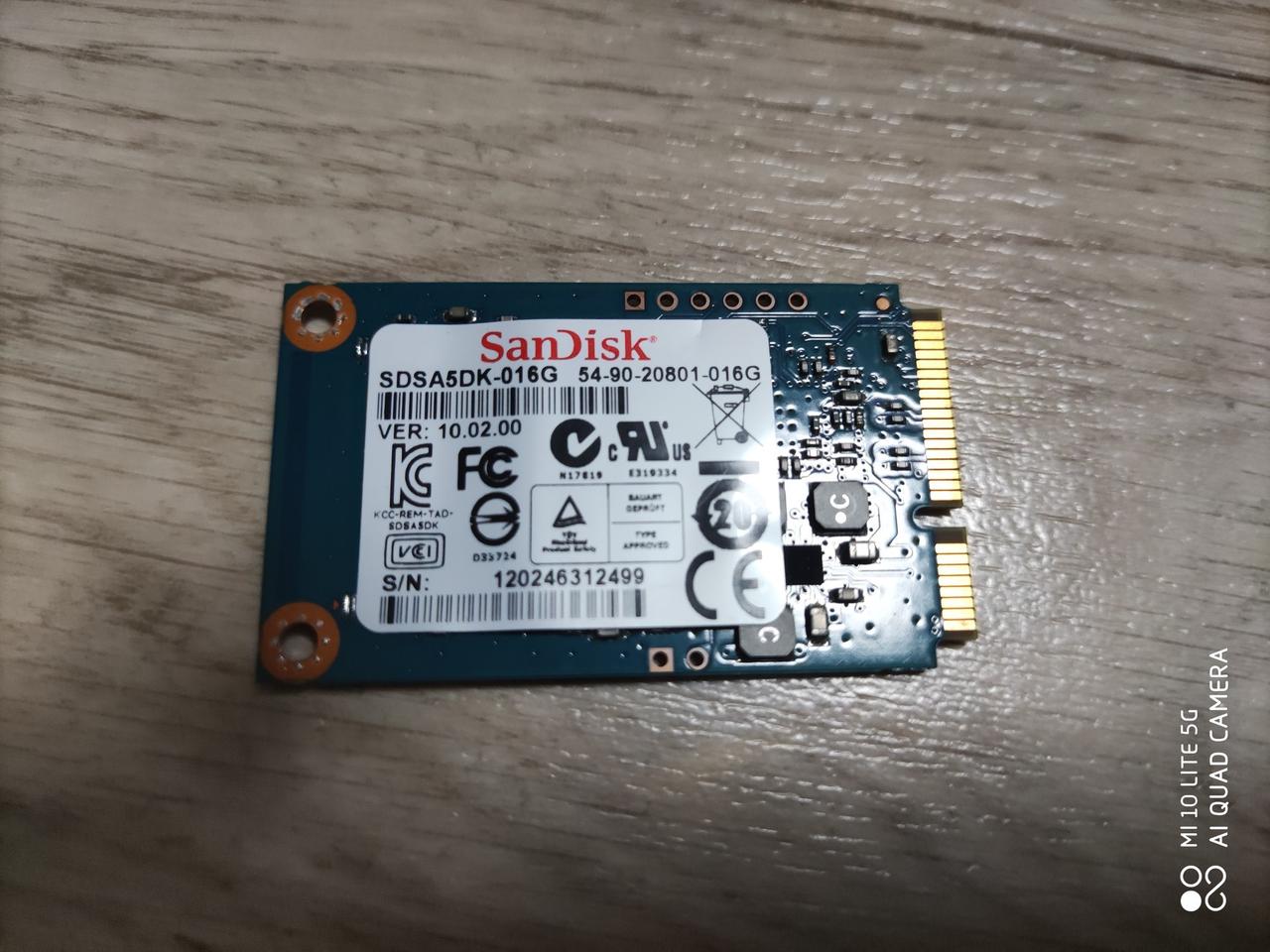 샌디스크 ssd msata16기가