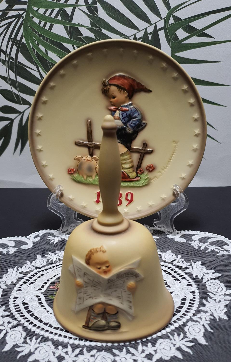 함멜(괴벨)장식접시와 벨세트