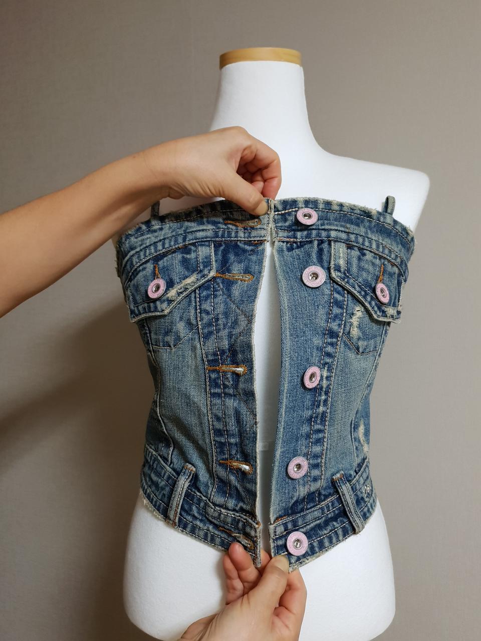 (새제품) 청 뷔스티에