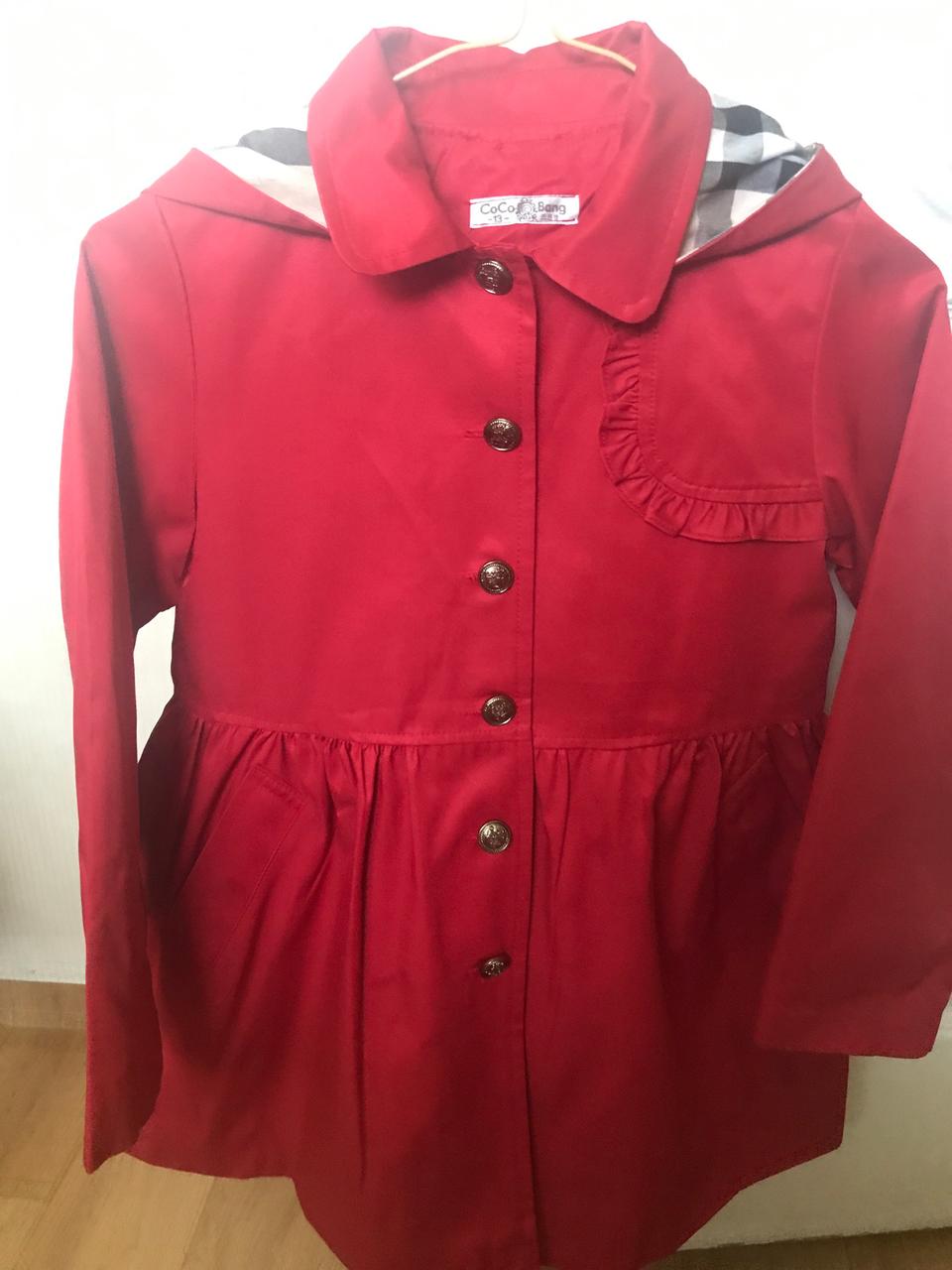 여아 트렌치 코트