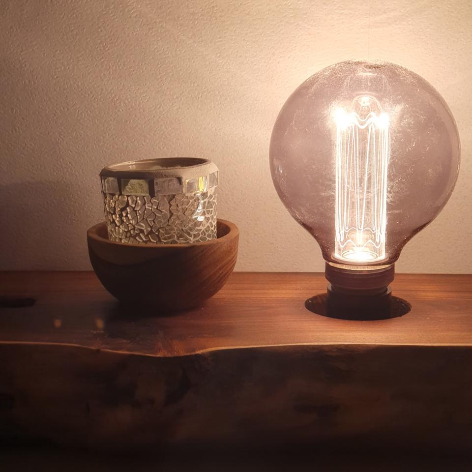 다릅나무 통원목 수제 스텐드