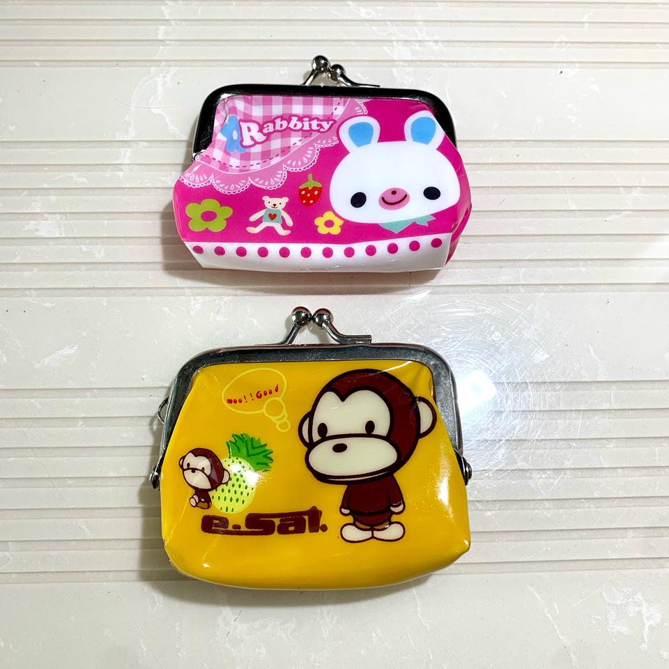 (800원) 토끼 원숭이 똑딱이 동전지갑 파우치