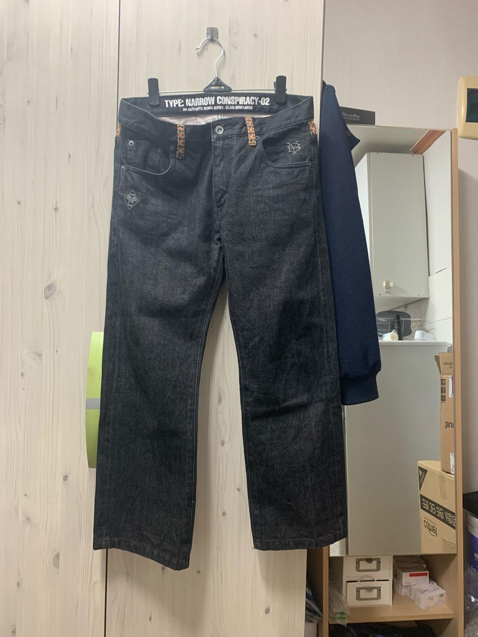 네이버후드 x 스투시 흑청 팬츠 급처 / 워크웨어 아메카지