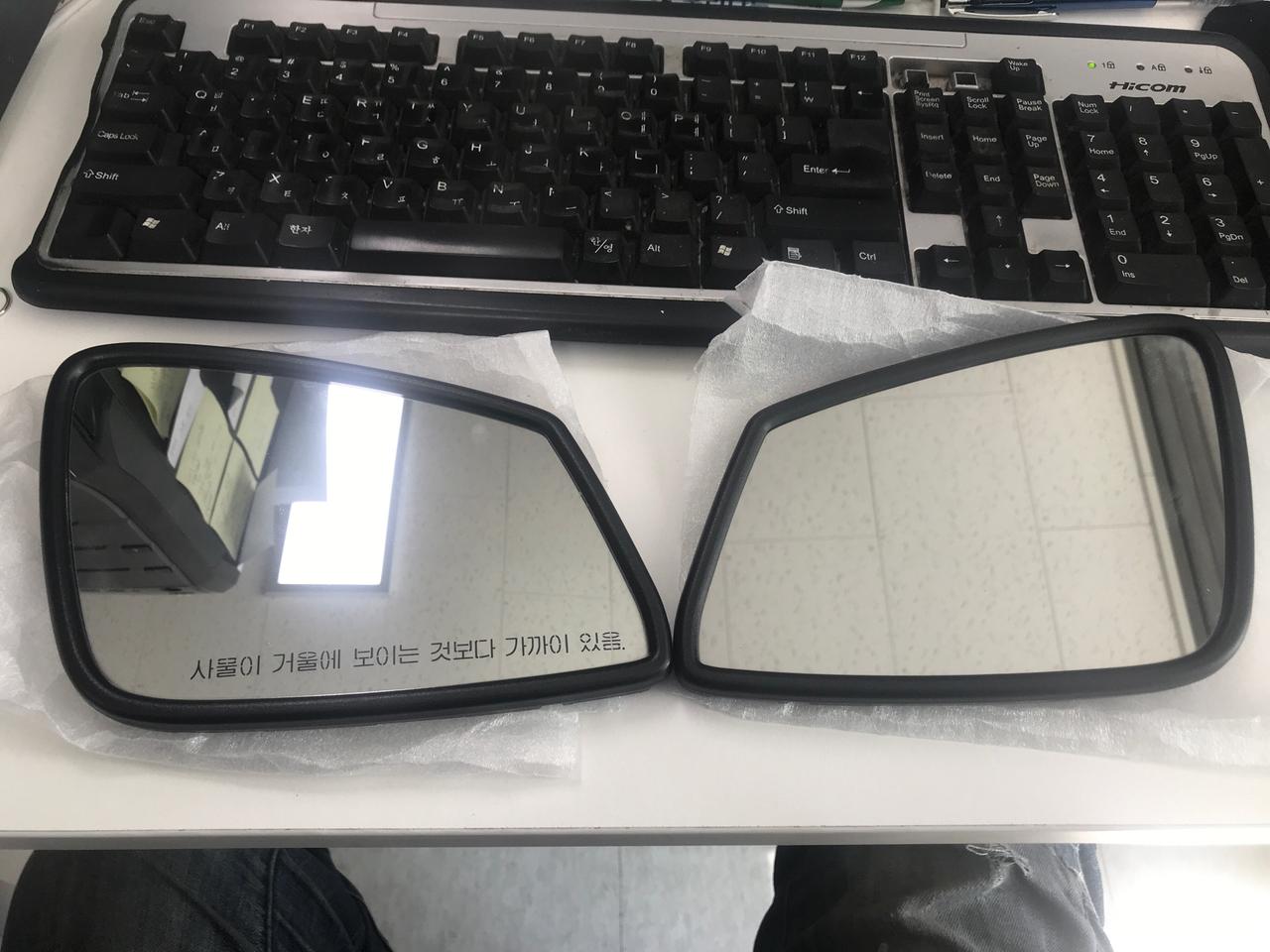 bmw f10 순정 싸이드미러 유리