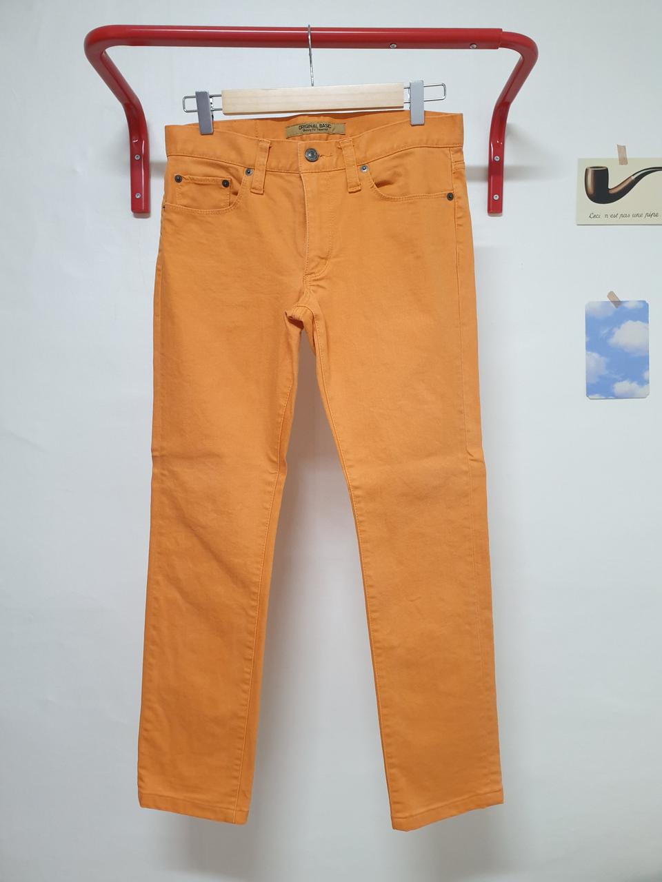 [30] 유니클로 데님 오렌지 스키니핏