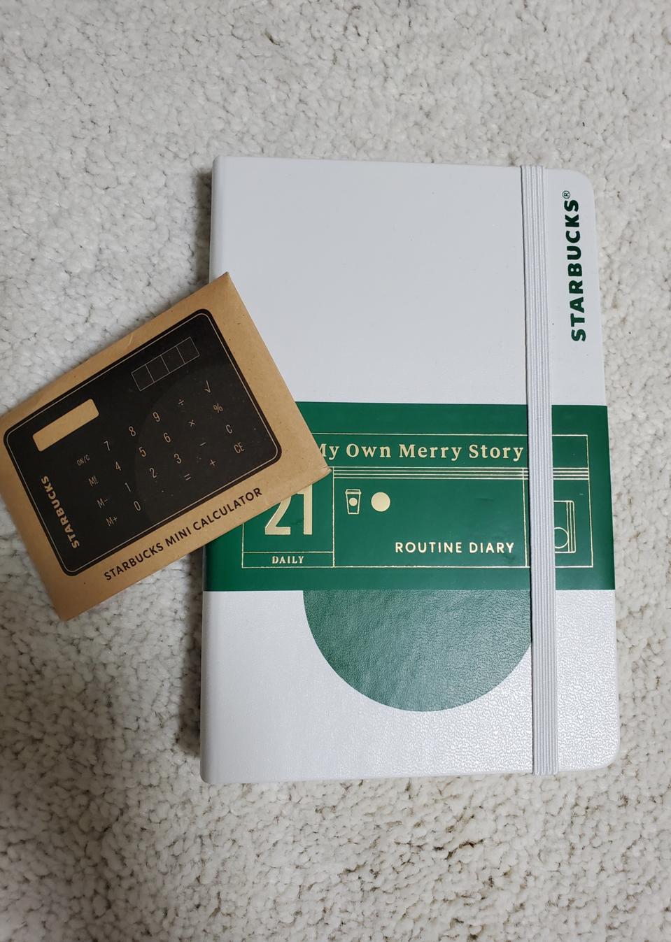 스타벅스다이어리&미니계산기