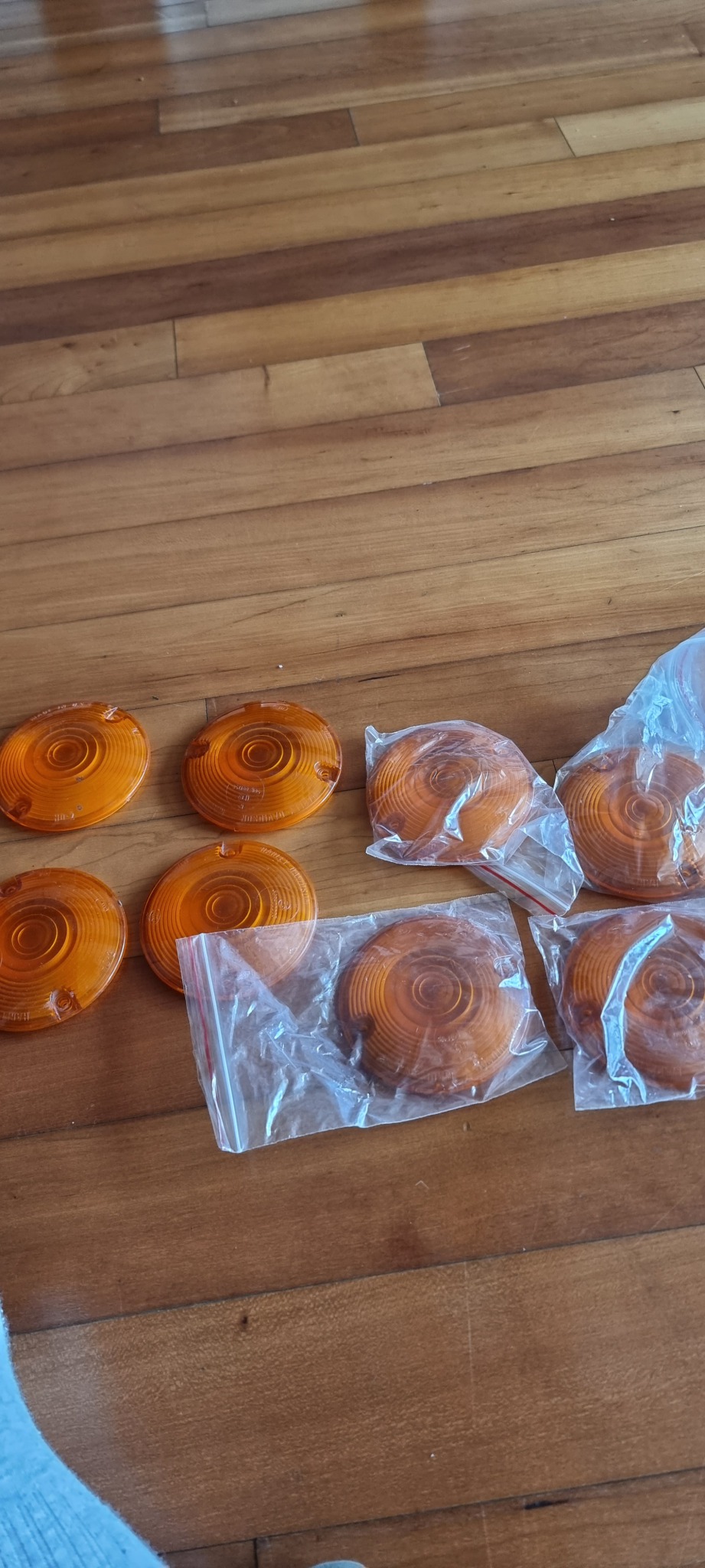 할리정품  깜박이 커버