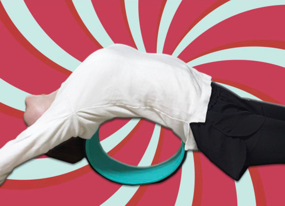 굽은등 척추 교정 폼롤러