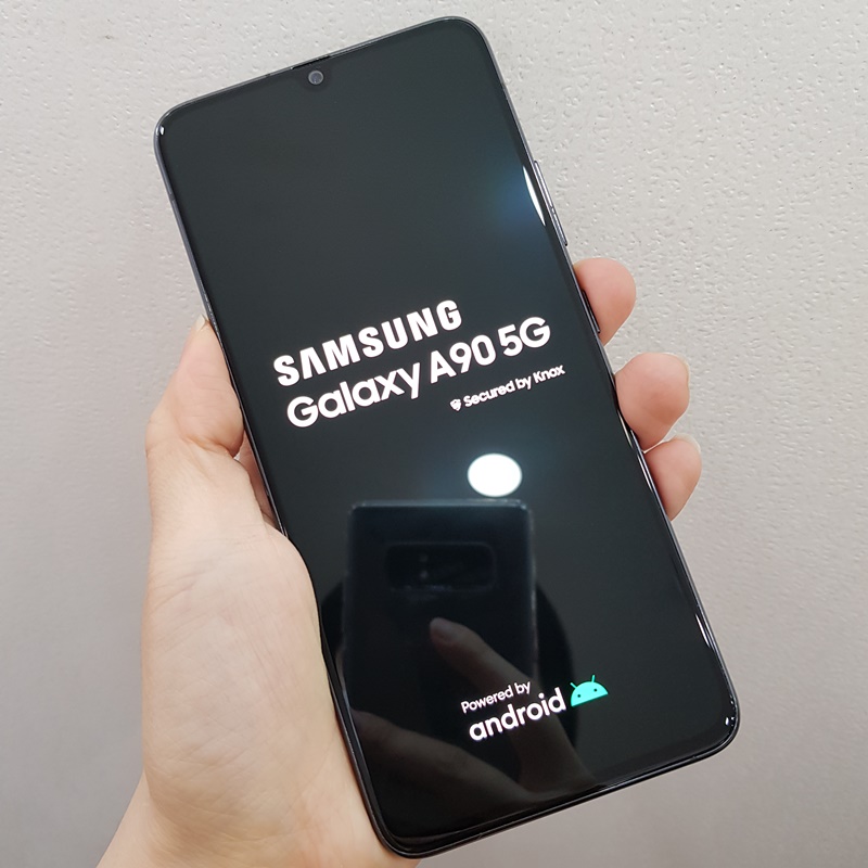 A908 갤럭시 A90 5G 블랙 128GB 액정 깨끗한 제품