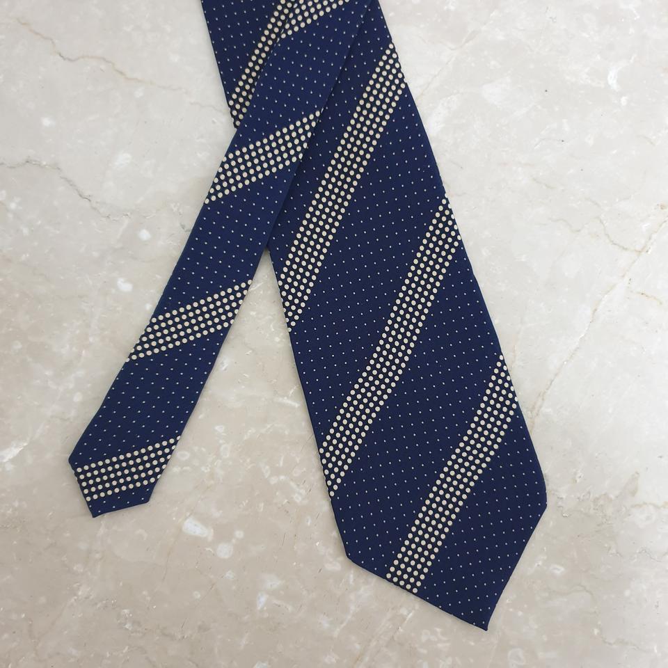 YSL 입생로랑 넥타이 네이비 도트