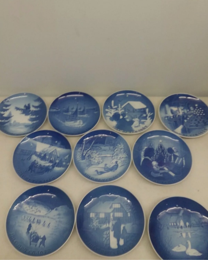 덴마크 코펜하겐 빙앤그랜달 크리스마스 장식접시