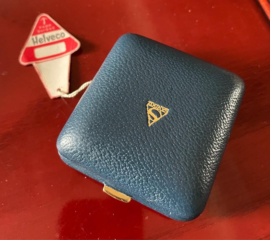 1960년대 스위스 탁상 태엽시계 미사용급