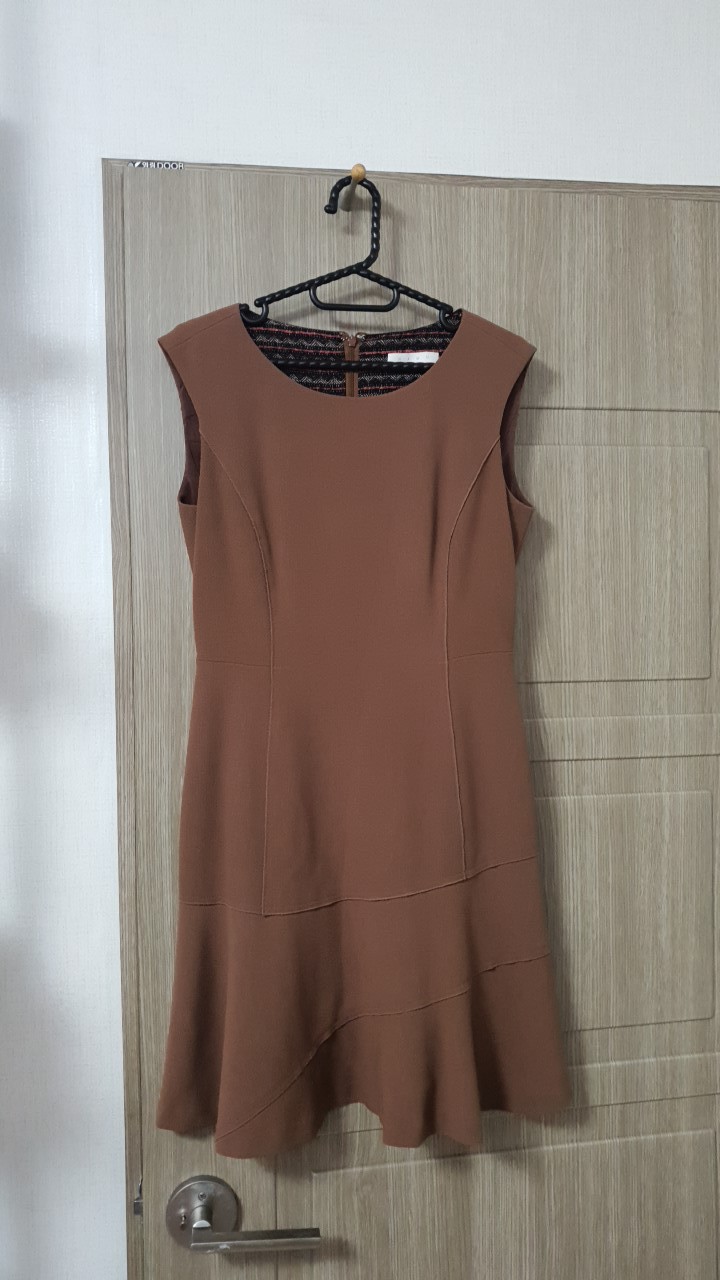 브라운 여름원피스