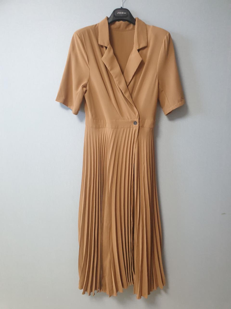 (새상품)플리츠 랩원피스