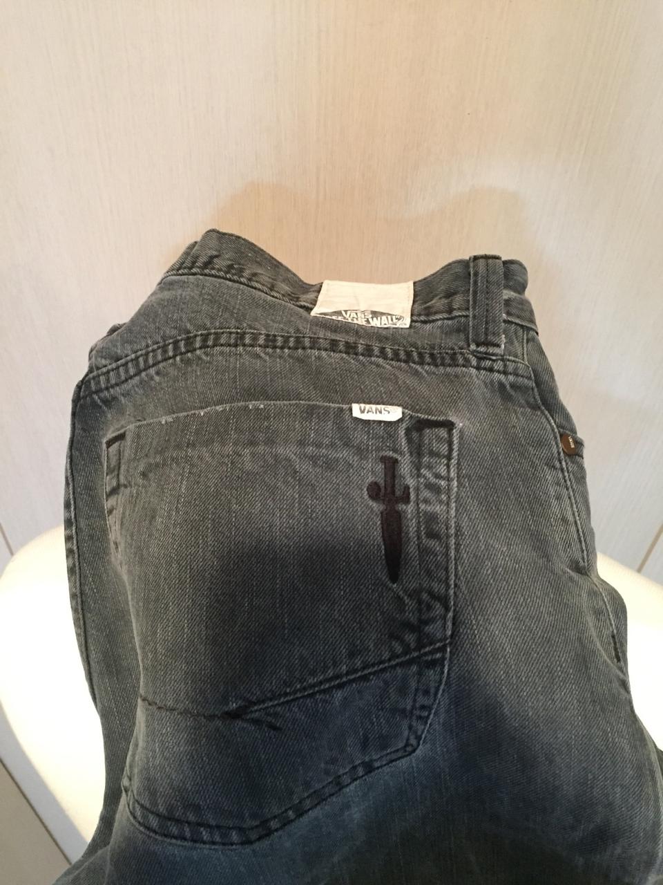 반스 정품 남성 블랙진 34  새상품