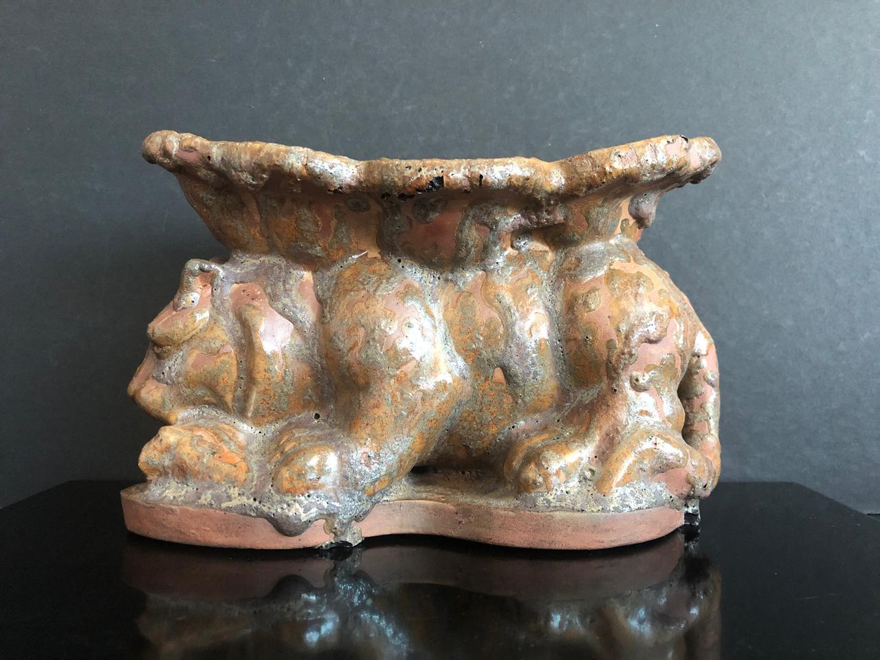 중국도자기 와호침(臥虎枕) 도침